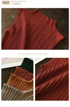 Slim Knitted Sleeveless Sweater for Women - Casual Elegance
