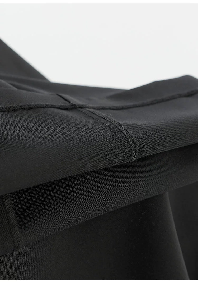 Wool Wide-Leg Trousers for Women - Casual Party Pants