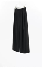 Wool Wide-Leg Trousers for Women - Casual Party Pants