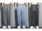 Men's Summer Loose Lyocell Jeans with Drawstring Waist