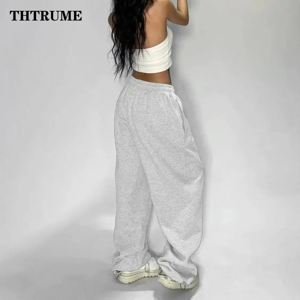 Wide Leg Drawstring Pants for Women - Summer Chic Trousers