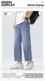Men's American Retro Baggy Wide Leg Denim Jeans