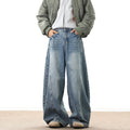 Men's Wide Leg Denim Jeans for Casual Streetwear