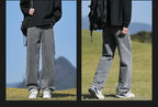 Loose Polyester Men's Jeans for Casual Spring and Autumn