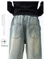 Men's Casual Loose Straight Jeans - 100% Cotton