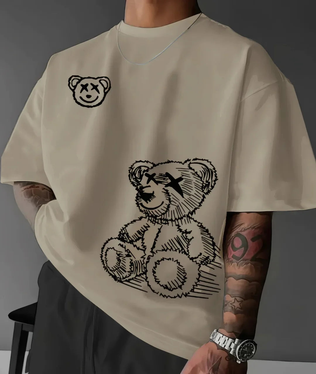 Men's Polyester Casual Summer Tees - Soft & Quick Dry