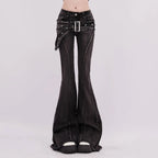 High Waist Vintage Slim Micro-flare Jeans for Women