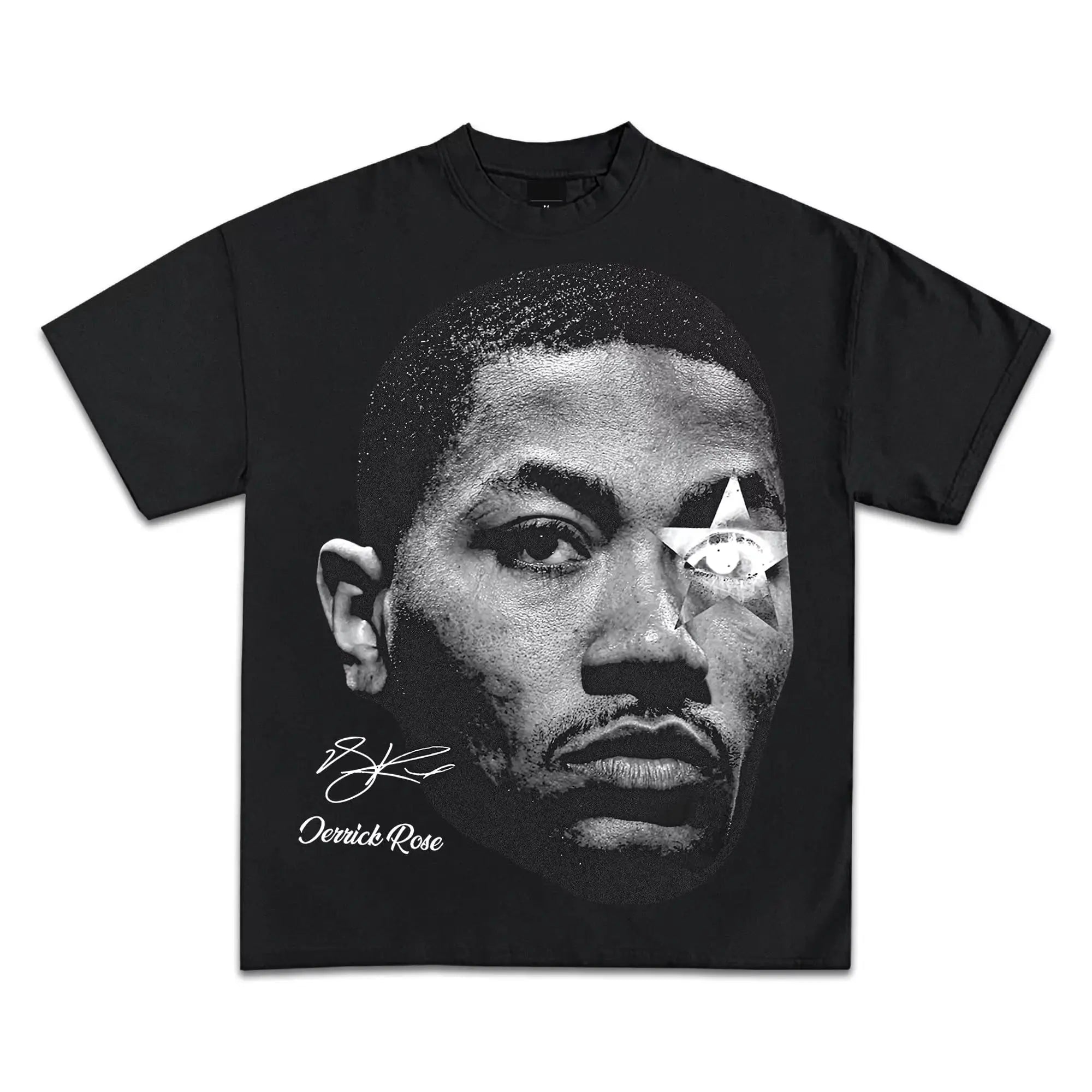 Vintage Hip-Hop Graphic T-Shirt for Men - Cotton Tee