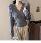 Slim Pullover Sweater for Women in Heavyweight Polyester