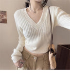 Slim Pullover Sweater for Women in Heavyweight Polyester