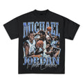 Vintage Hip-Hop Graphic T-Shirt for Men - Cotton Tee