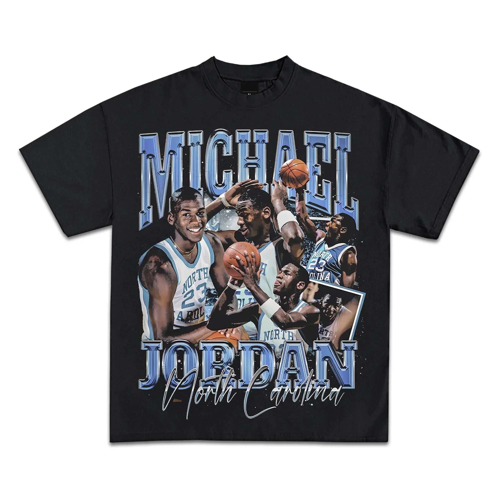 Vintage Hip-Hop Graphic T-Shirt for Men - Cotton Tee