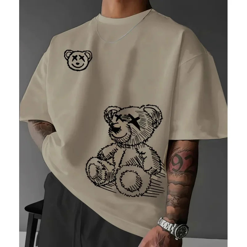 Men's Polyester Casual Summer Tees - Soft & Quick Dry