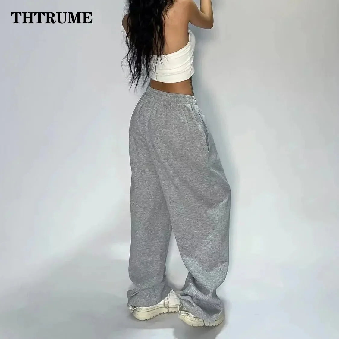 Wide Leg Drawstring Pants for Women - Summer Chic Trousers