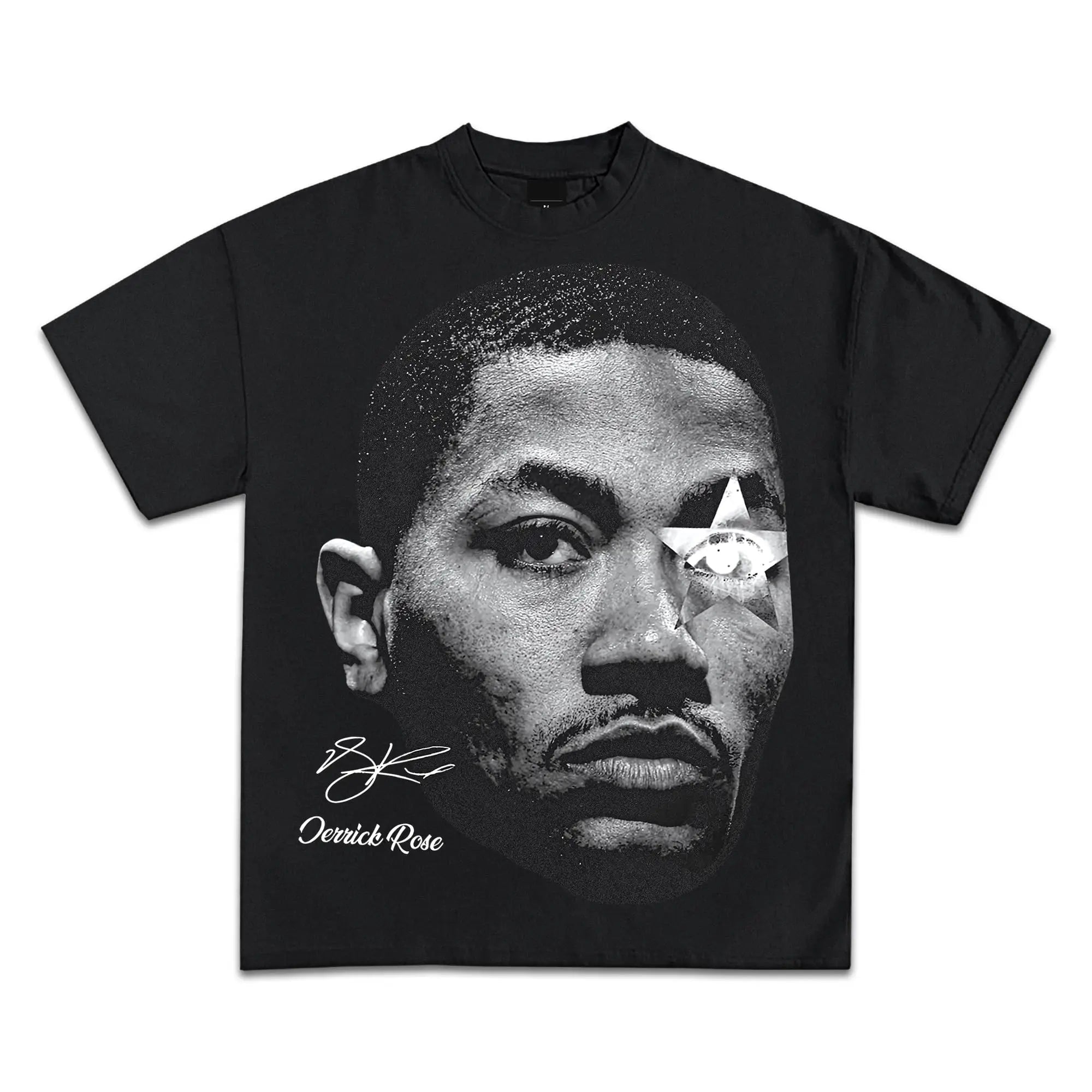 Vintage Hip-Hop Graphic T-Shirt for Men - Cotton Tee