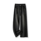 Y2K High Waist Baggy Women's Jeans in Black Gray
