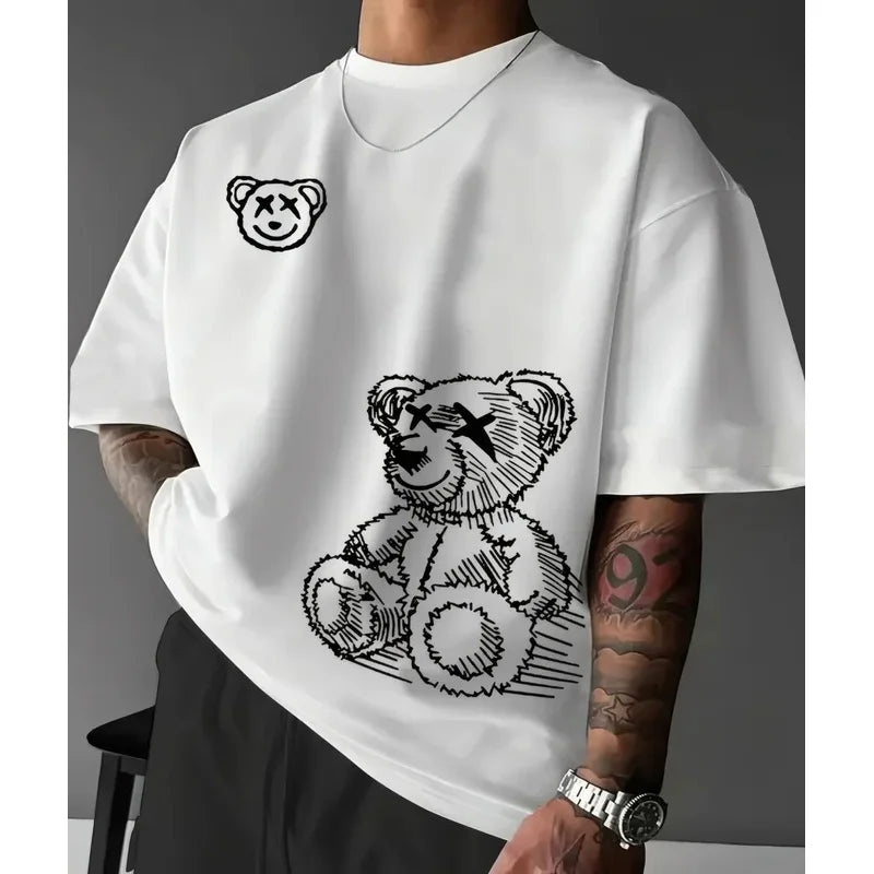 Men's Polyester Casual Summer Tees - Soft & Quick Dry