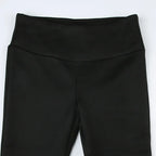 Flare Bootcut Pants for Women - Slim Low-Waisted Design
