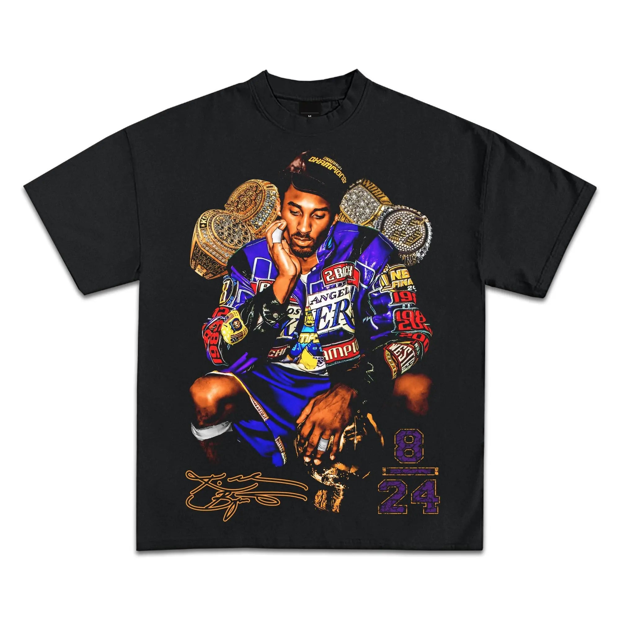Vintage Hip-Hop Graphic T-Shirt for Men - Cotton Tee