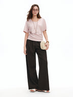 DUSHU Women’s High Waist Wide Leg Pants for Summer