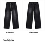 Men's Casual Loose Straight Jeans - 100% Cotton