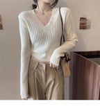 Slim Pullover Sweater for Women in Heavyweight Polyester