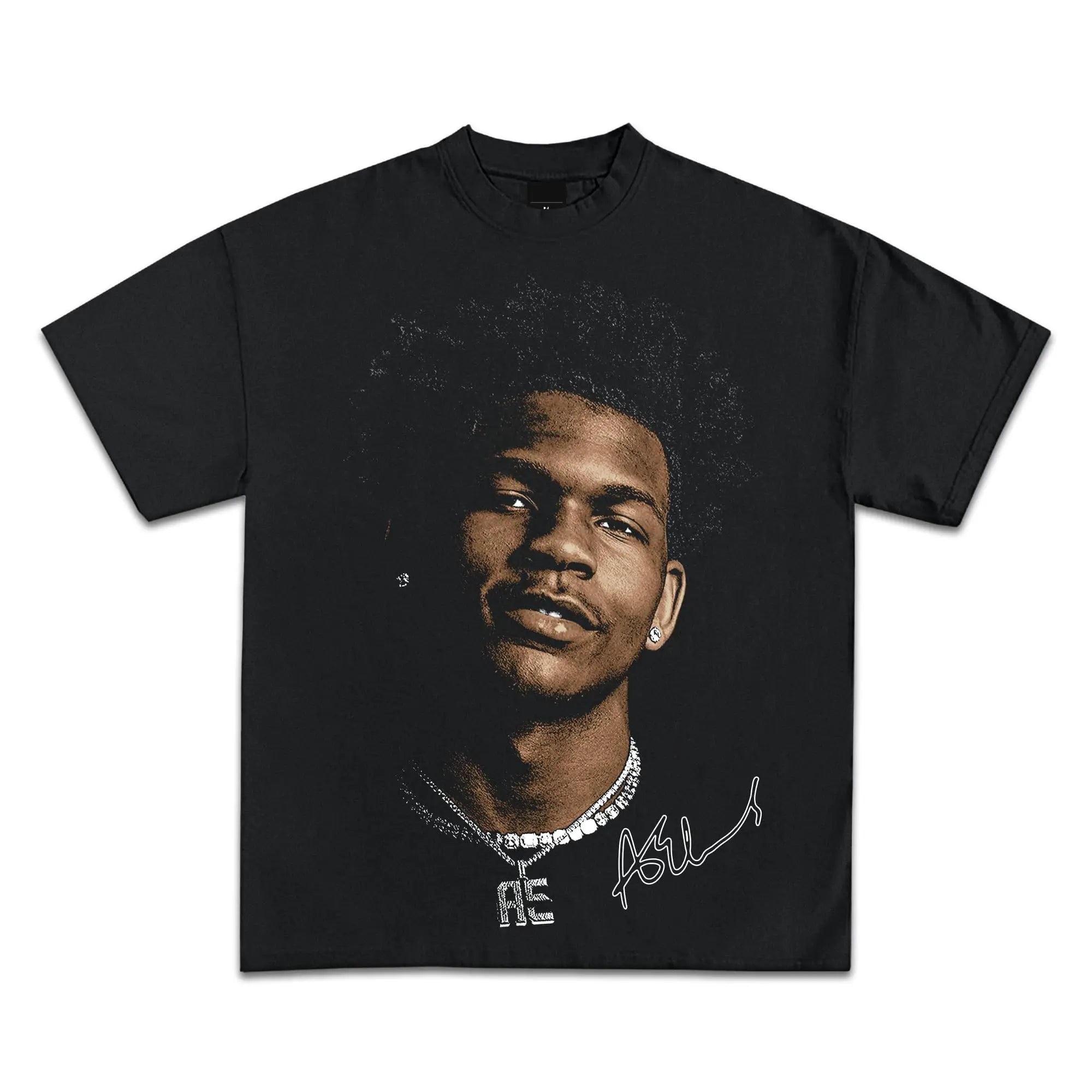 Vintage Hip-Hop Graphic T-Shirt for Men - Cotton Tee