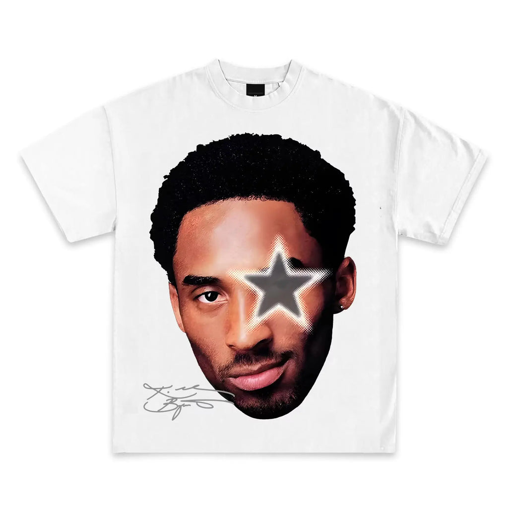 Vintage Hip-Hop Graphic T-Shirt for Men - Cotton Tee