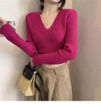 Slim Pullover Sweater for Women in Heavyweight Polyester