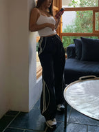Women's Casual Floor-Length Pants in Polyester