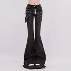 High Waist Vintage Slim Micro-flare Jeans for Women