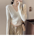 Slim Pullover Sweater for Women in Heavyweight Polyester