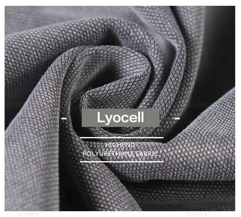 Men's Summer Loose Lyocell Jeans with Drawstring Waist