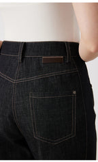 Women's High-Waisted Wide-Leg Denim Pants for Summer