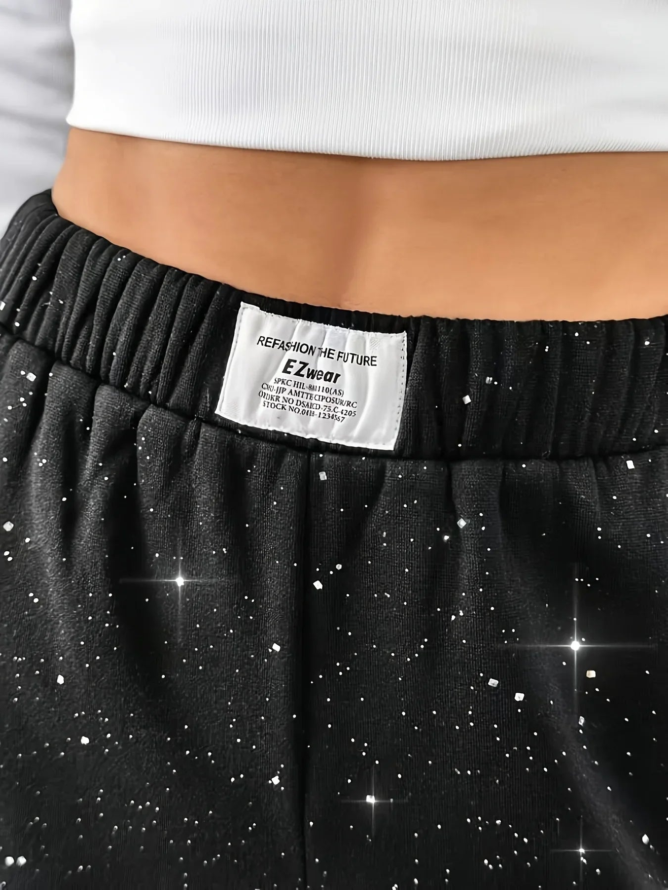 Casual Women's Floor Length Knit Pants in Polyester