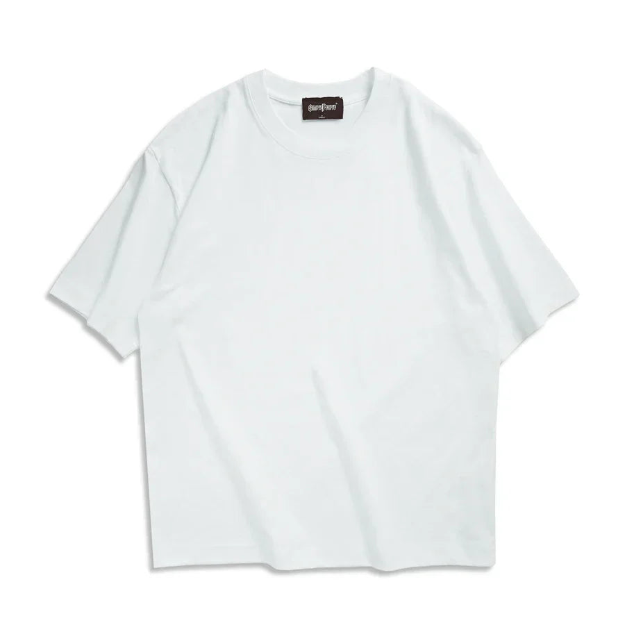 WAVLATII 260 GSM Casual Oversized T-Shirts for Men