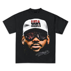Vintage Hip-Hop Graphic T-Shirt for Men - Cotton Tee