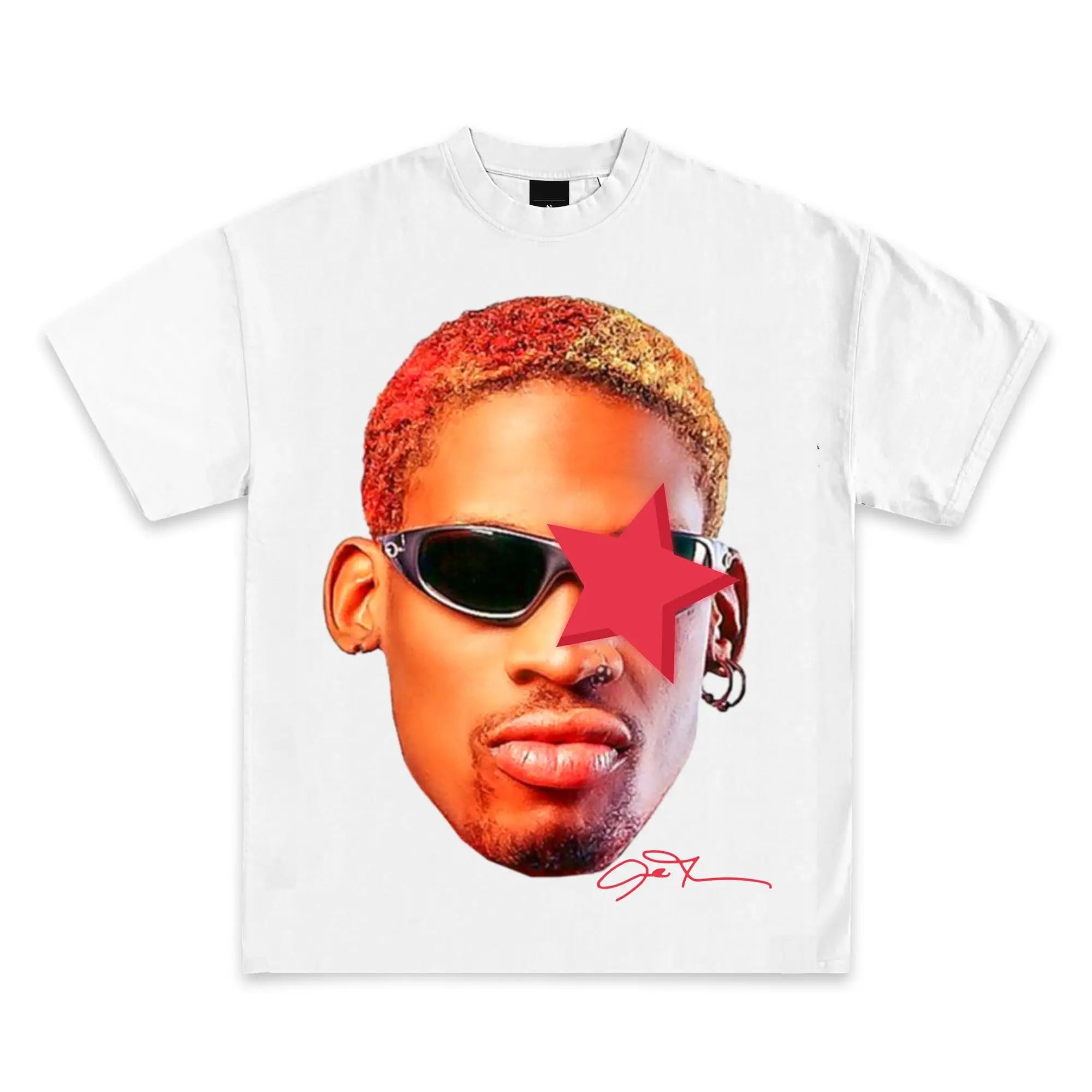 Vintage Hip-Hop Graphic T-Shirt for Men - Cotton Tee
