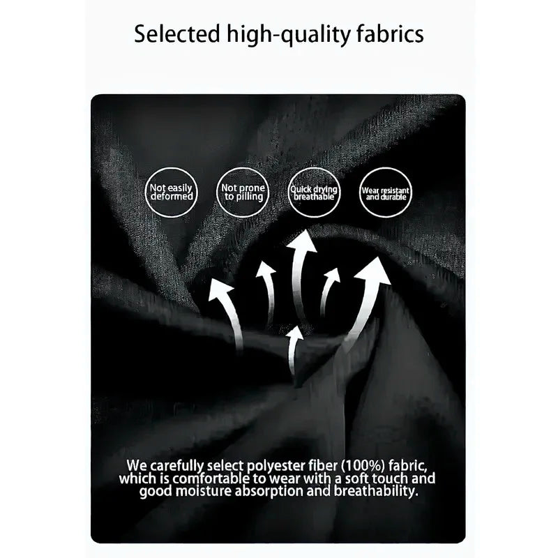 Men's Polyester Casual Summer Tees - Soft & Quick Dry