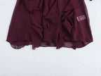 Elegant Women's V-neck Chiffon Blouse with Ruffles