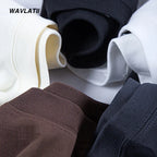 WAVLATII 260 GSM Casual Oversized T-Shirts for Men