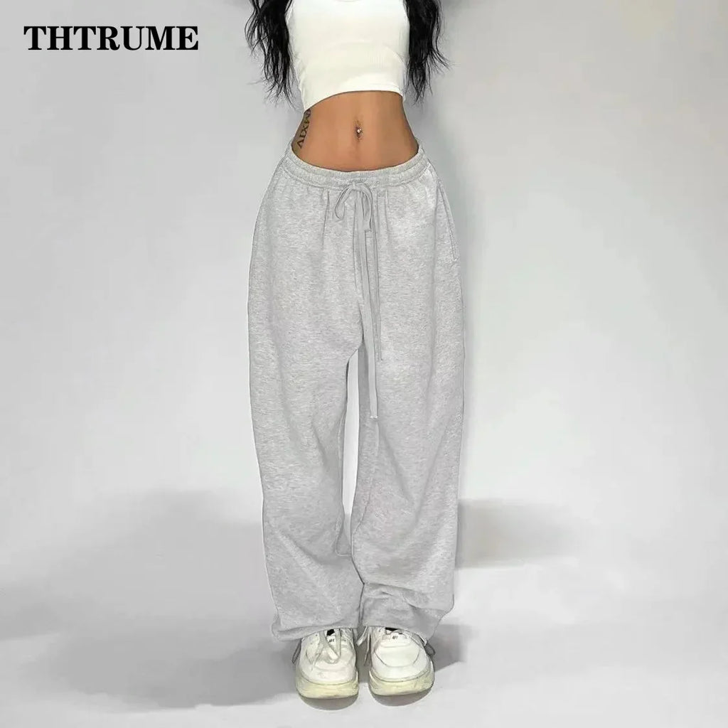 Wide Leg Drawstring Pants for Women - Summer Chic Trousers