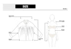 Korean Oversized Blouse with Detachable Tie for Women