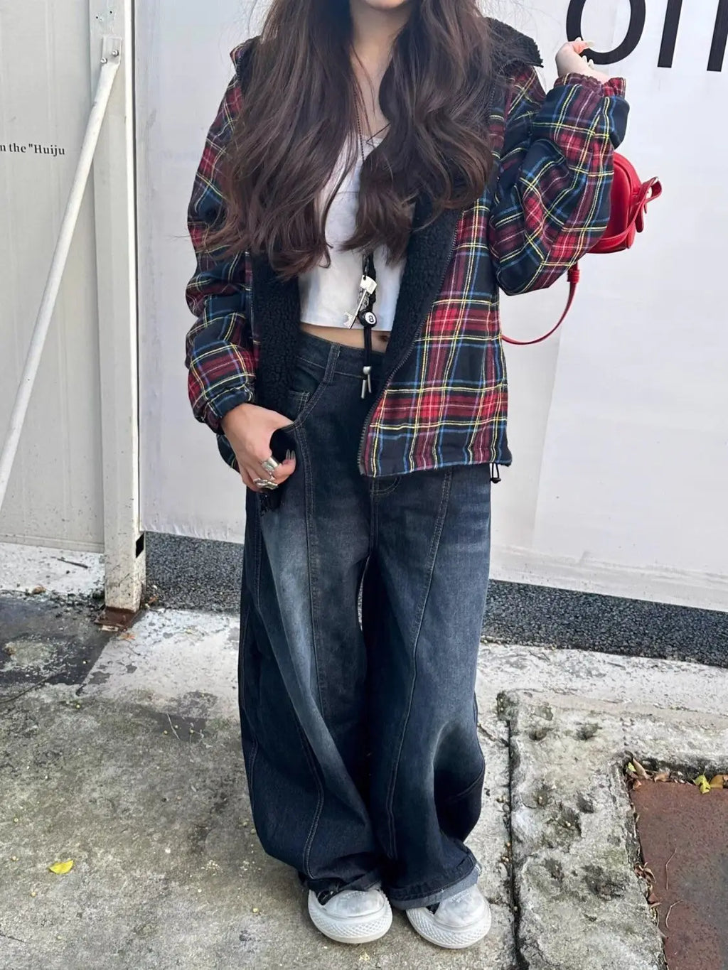 Embroidered Patchwork Denim Jeans for Women - Vintage Style