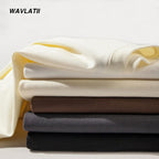 WAVLATII 260 GSM Casual Oversized T-Shirts for Men