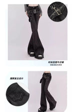 High Waist Vintage Slim Micro-flare Jeans for Women