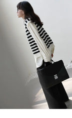Korean Oversized Blouse with Detachable Tie for Women