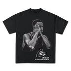 Vintage Hip-Hop Graphic T-Shirt for Men - Cotton Tee
