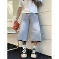 Men's Vintage High Waist Wide Leg Denim Jeans for Casual Wear