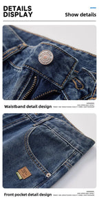 Men's American Retro Baggy Wide Leg Denim Jeans